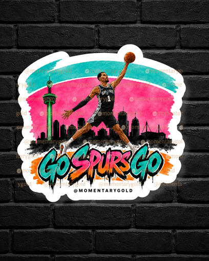 Spurs Skyline, Glossy Finish