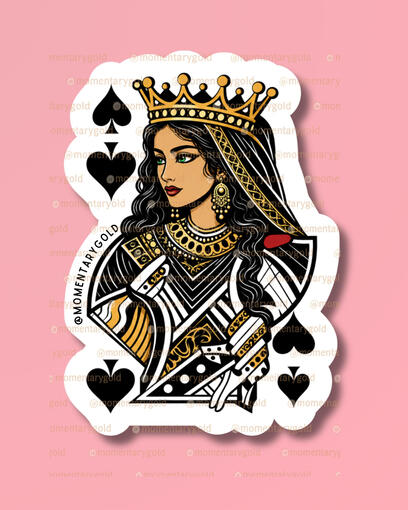 Queen of Spades, Holographic Finish